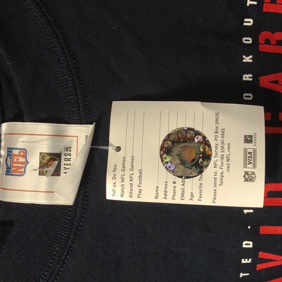 Vintage Houston Texans David Carr #8 NFL players Inc new NWT AFC size M med - Picture 3 of 6